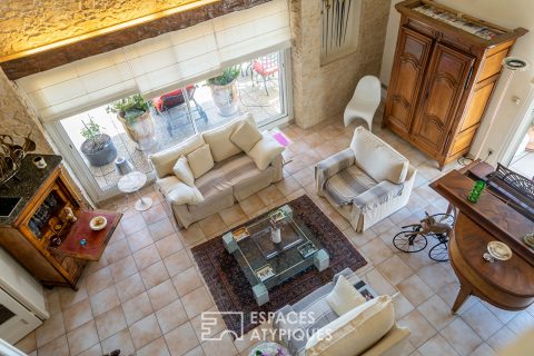 Penthouse in the centre of Valence with terrace and view on the Ardèche