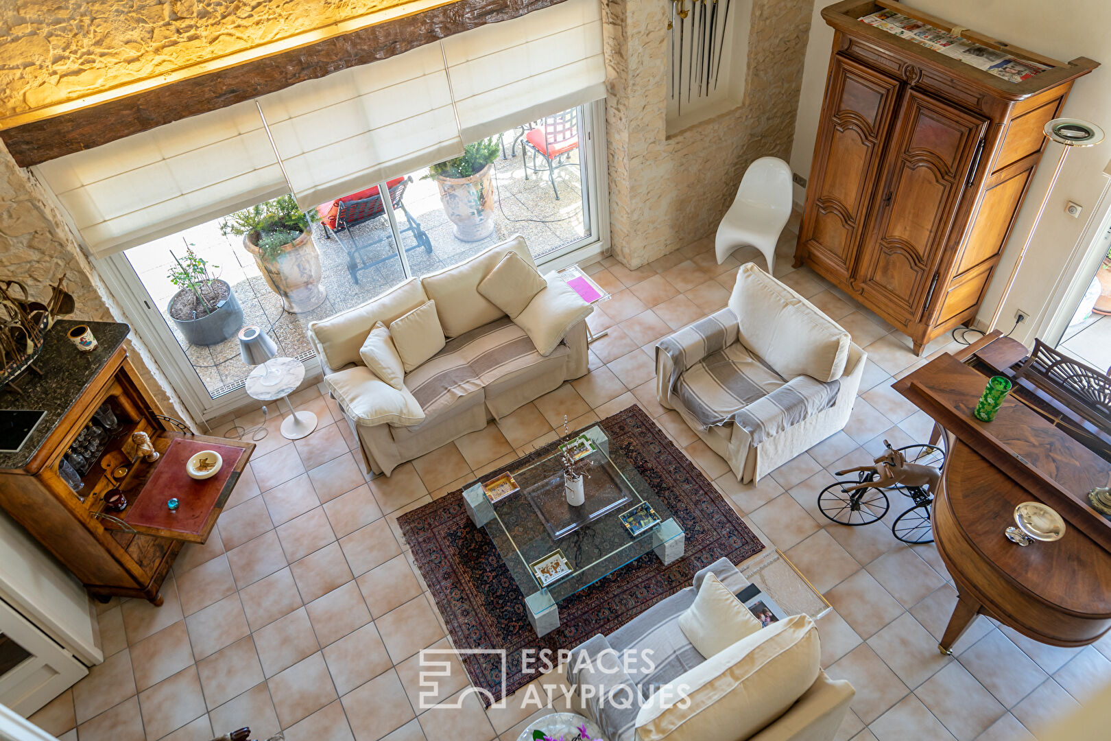 Penthouse in the centre of Valence with terrace and view on the Ardèche