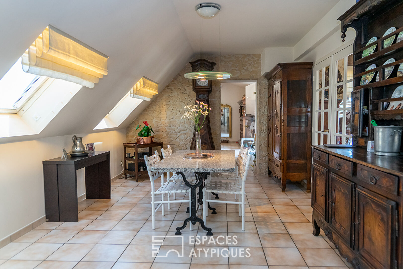 Penthouse in the centre of Valence with terrace and view on the Ardèche