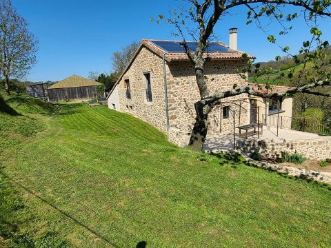 Superb Stone Property with Barn on a 5-Hectare Estate in Ardèche