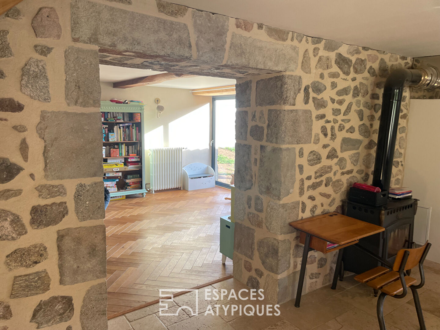 Superb Stone Property with Barn on a 5-Hectare Estate in Ardèche