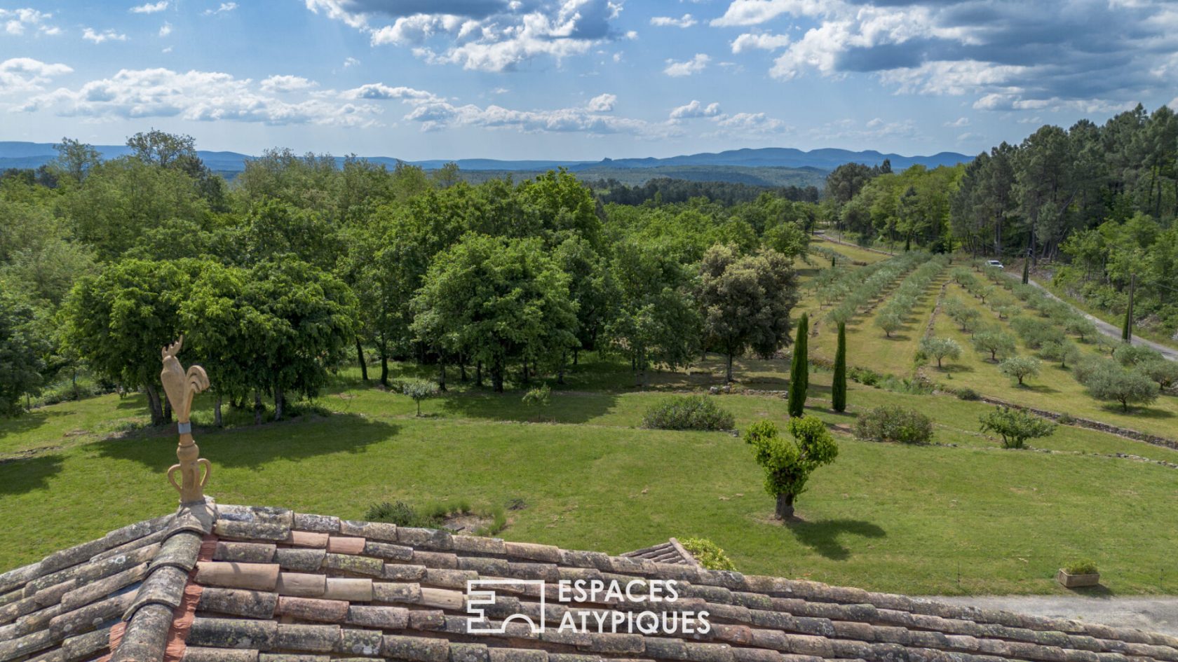 Attractive Ardèche farmhouse with character, swimming pool and outbuildings on remarkably wooded grounds