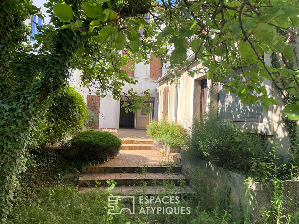 Maison proche centre ville de Valence avec un grand jardin