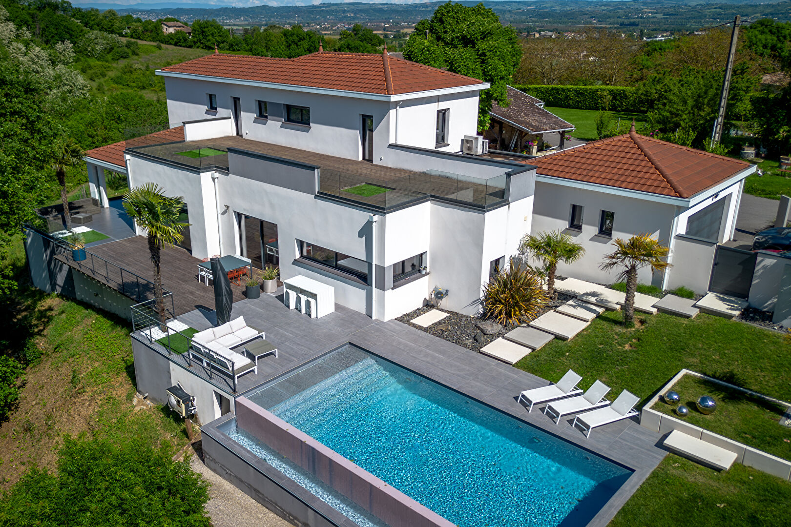 Villa contemporaine avec rooftop et vue Vercors exceptionnelle