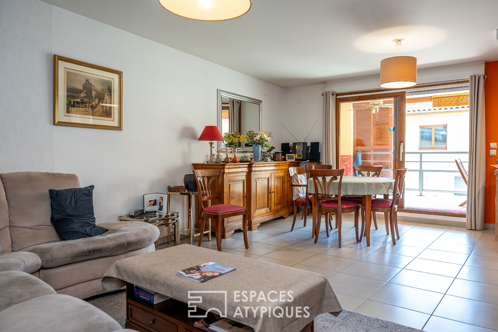 Duplex lumineux avec jardin et terrasses en coeur de Valence