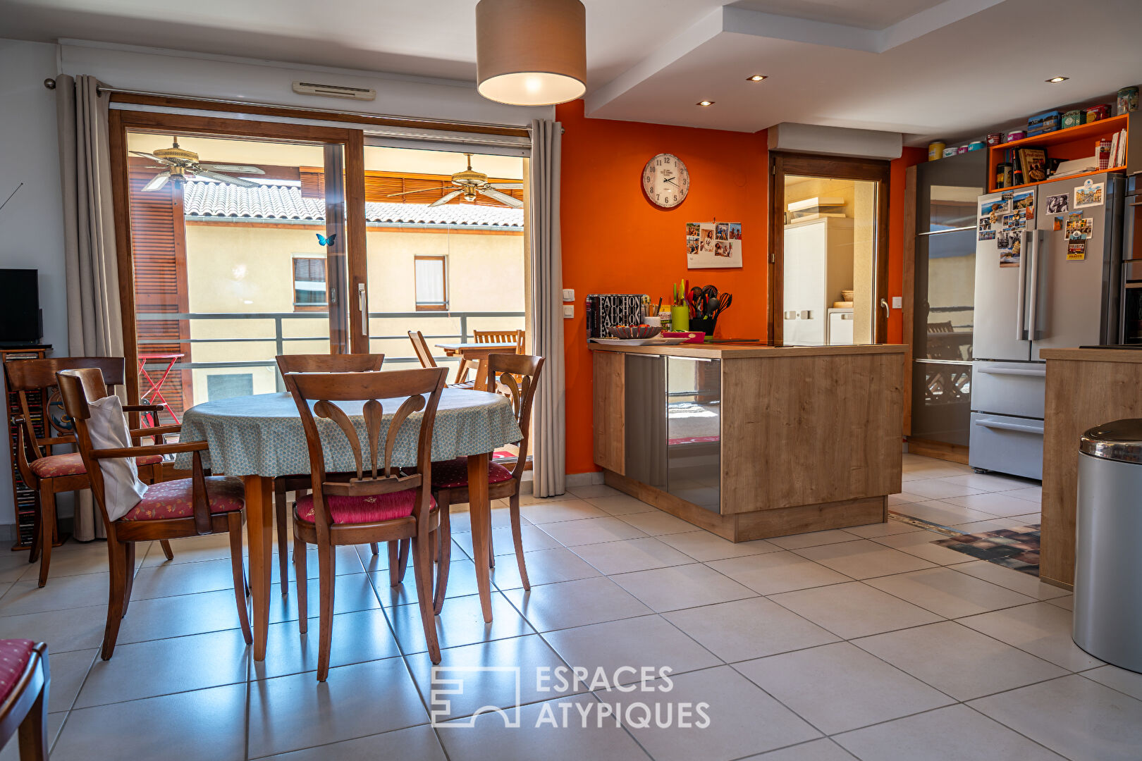 Duplex lumineux avec jardin et terrasses en coeur de Valence