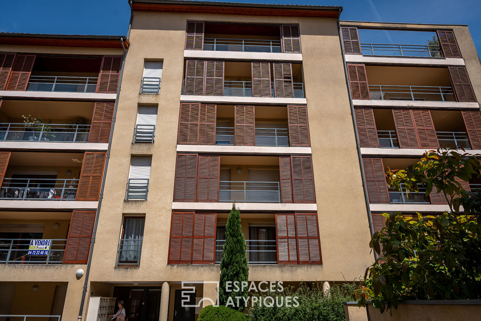 Duplex lumineux avec jardin et terrasses en coeur de Valence