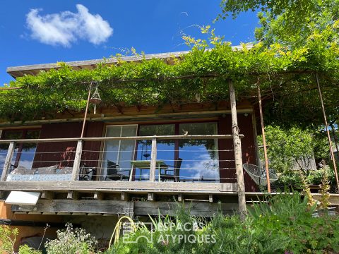 Maison bio-climatique en ossature bois en Ardèche