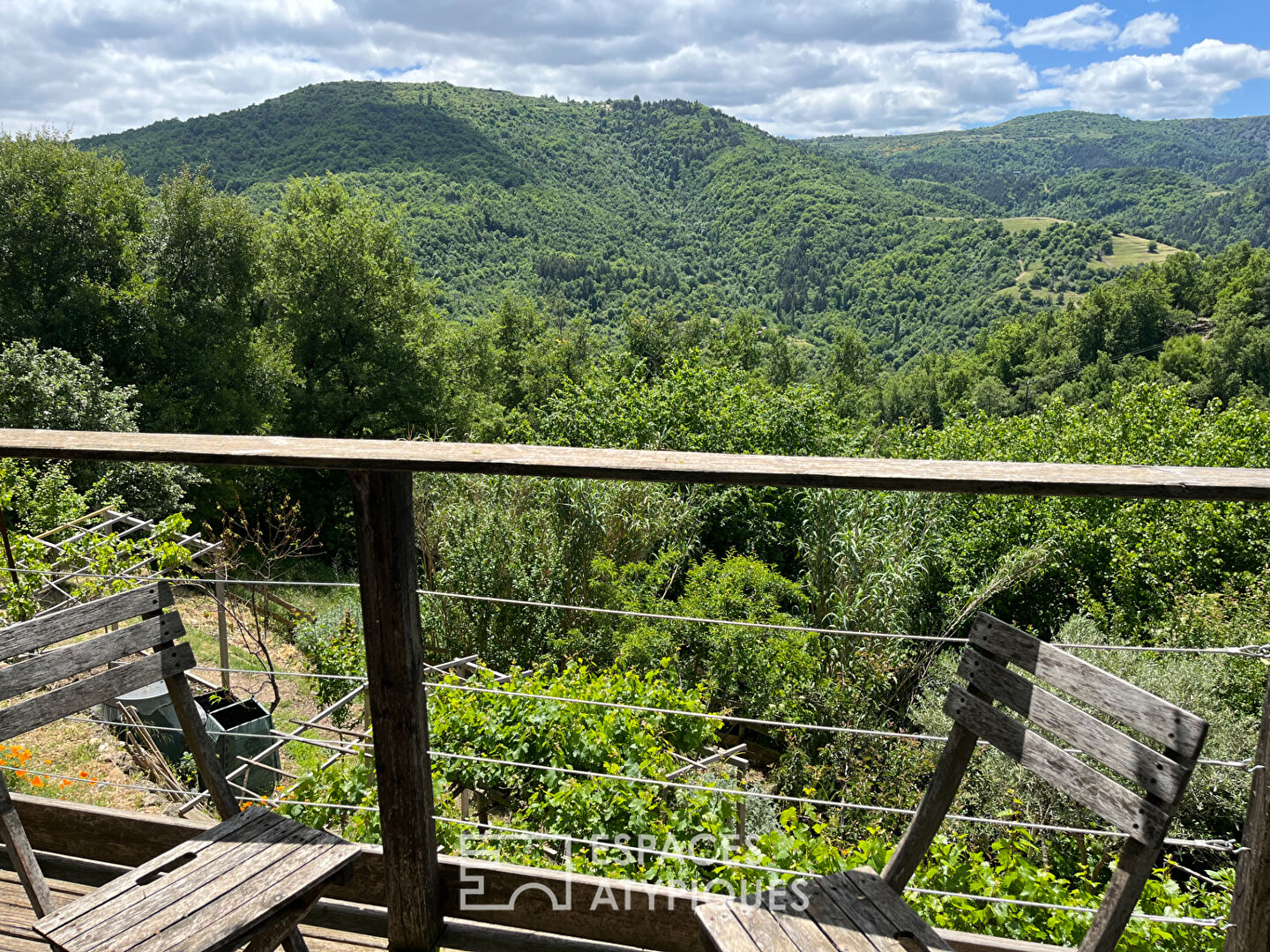 Maison bio-climatique en ossature bois en Ardèche