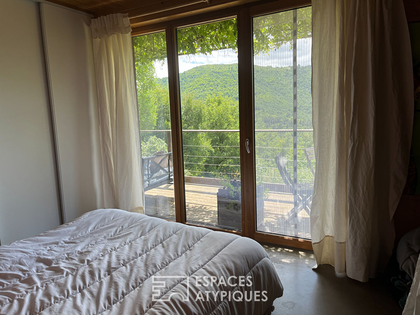 Maison bio-climatique en ossature bois en Ardèche