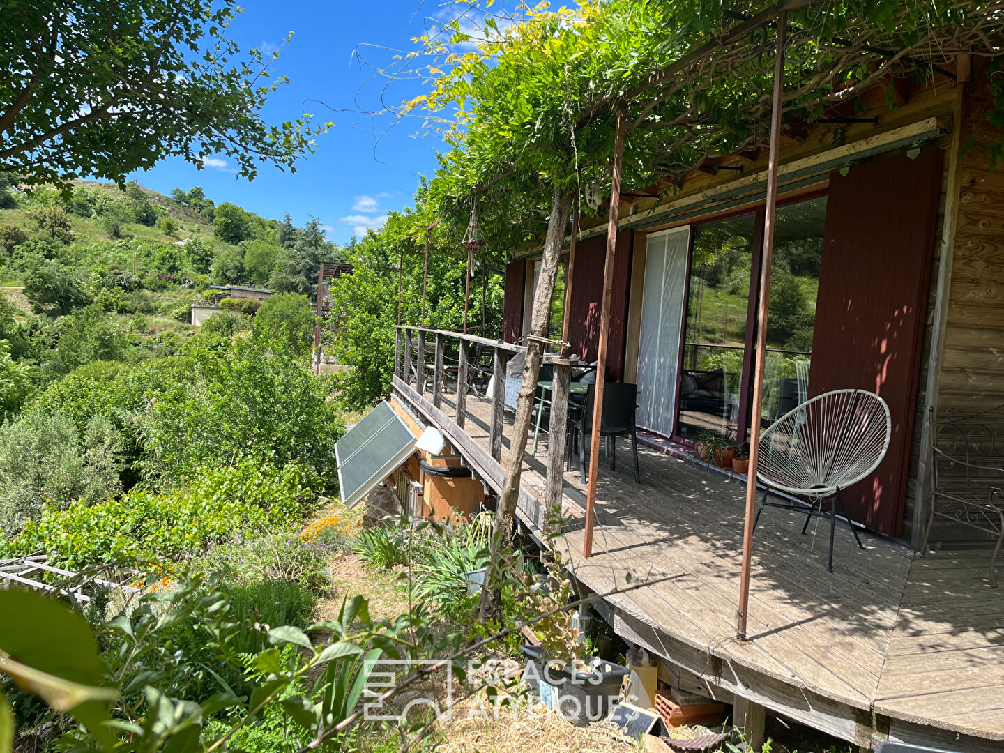 Maison bio-climatique en ossature bois en Ardèche