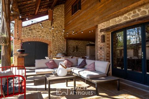 Authentique Maison en pierre avec piscine