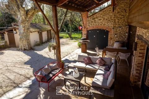 Authentique Maison en pierre avec piscine