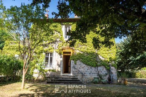 Maison des années 30 avec jardin et piscine