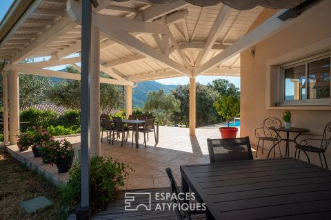 Attractive contemporary architect-designed villa with breathtaking views