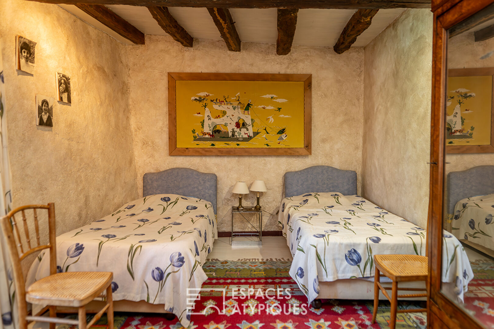 Maison ancienne de caractère avec piscine