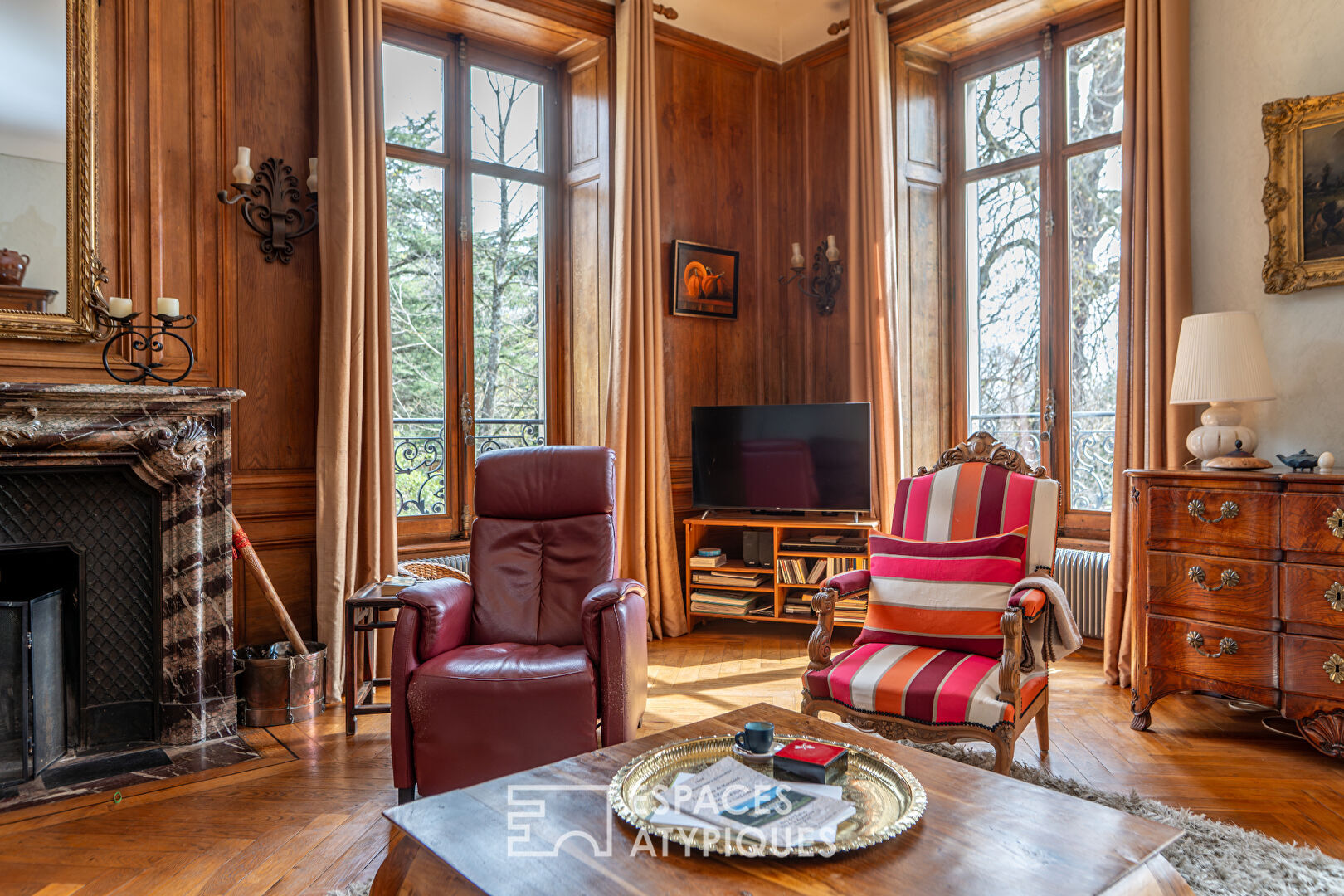 Loger son habitat dans l’aile d’un château de l’Ardèche.