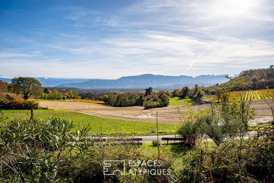Maison en coteaux, potentiel et vue imprenable sur le Vercors