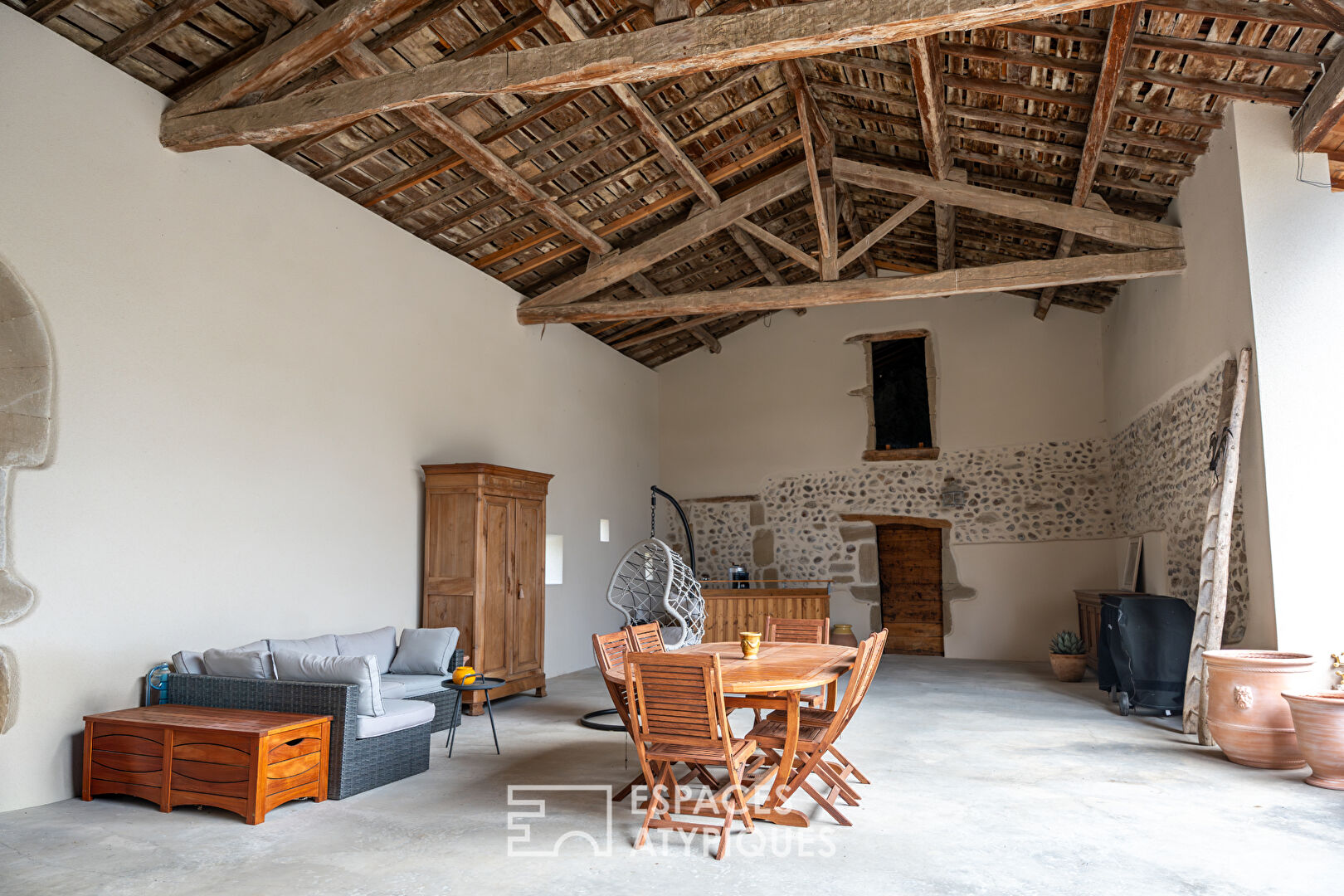 Ferme rénovée avec vue dégagée sur l&rsquo;Ardèche