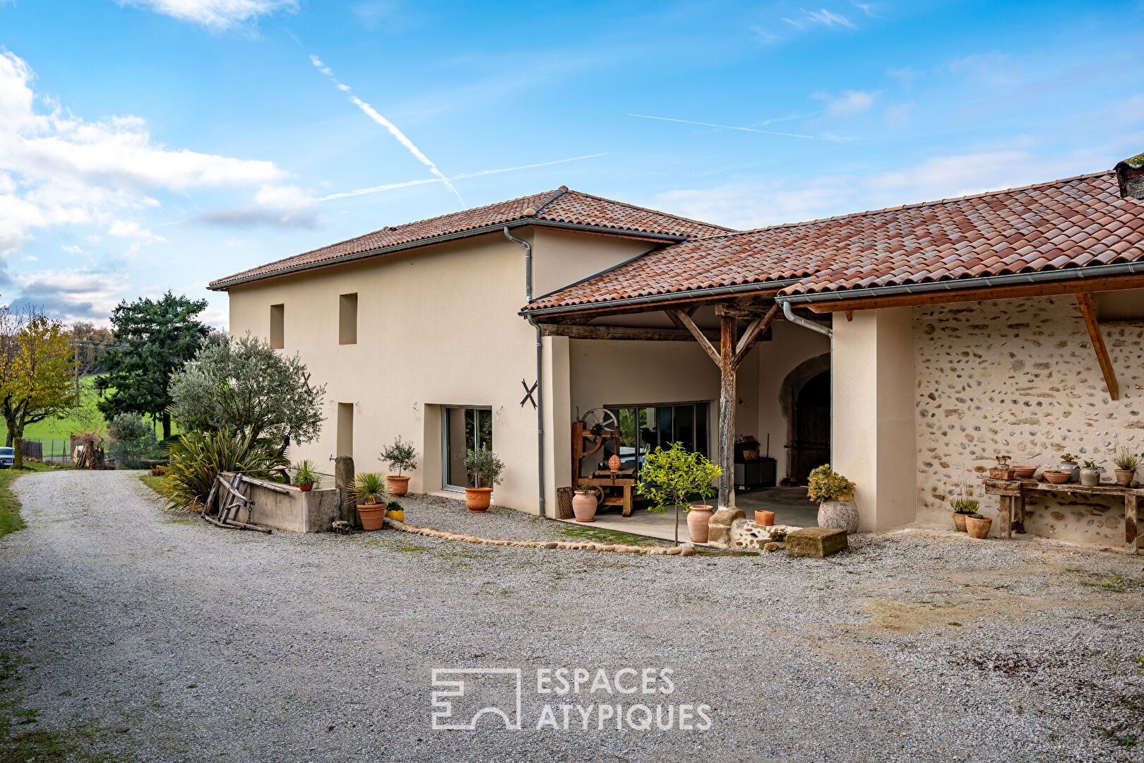 Ferme rénovée avec vue dégagée sur l&rsquo;Ardèche