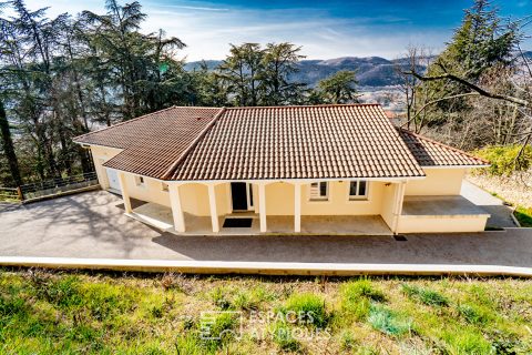 Villa contemporaine avec vue Rhône en Drôme du Nord