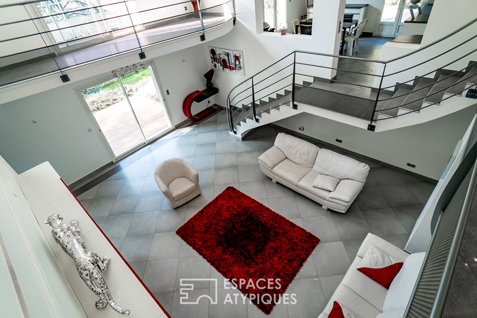 Villa contemporaine avec vue Rhône en Drôme du Nord