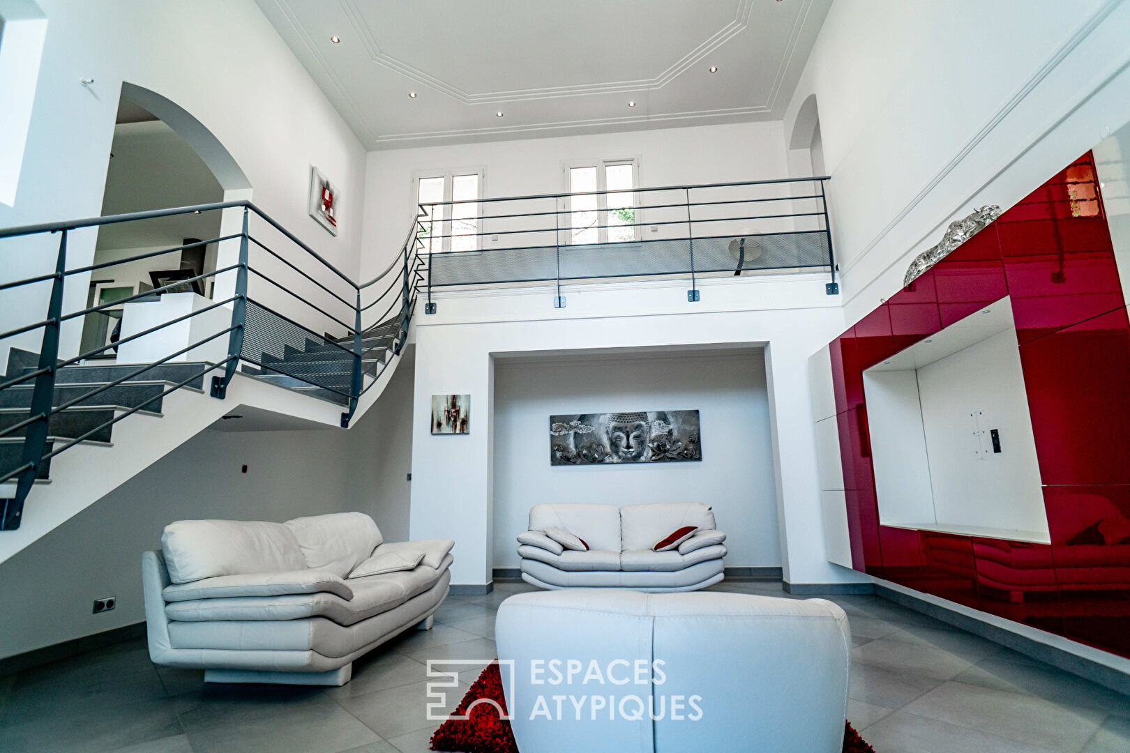 Villa contemporaine avec vue Rhône en Drôme du Nord