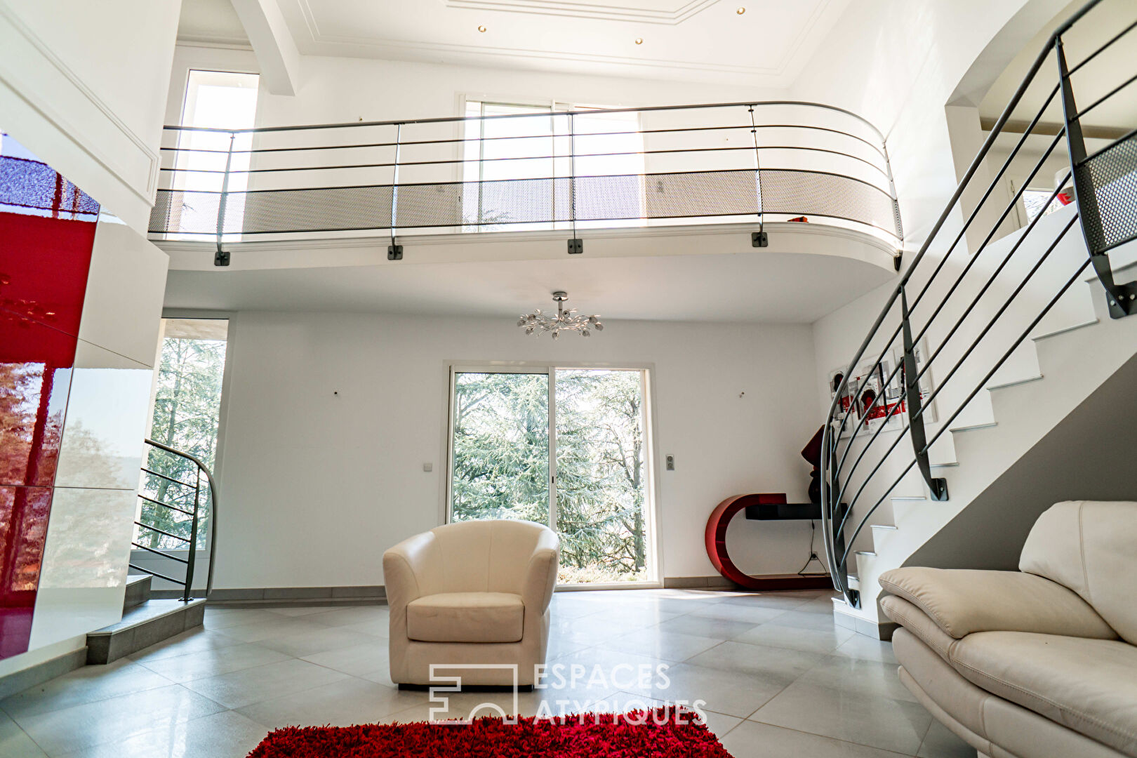 Villa contemporaine avec vue Rhône en Drôme du Nord