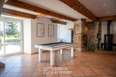 L&rsquo;habitat rénové d&rsquo;un ancien corps de ferme, en Ardèche