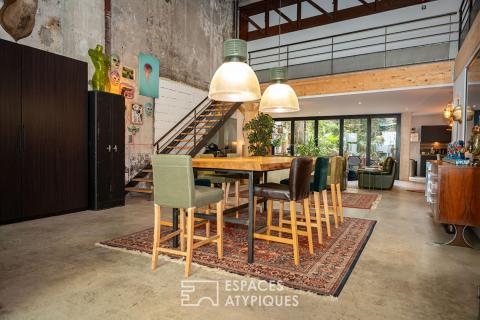 Magnifique loft avec patio végétalisé en hyper centre ville