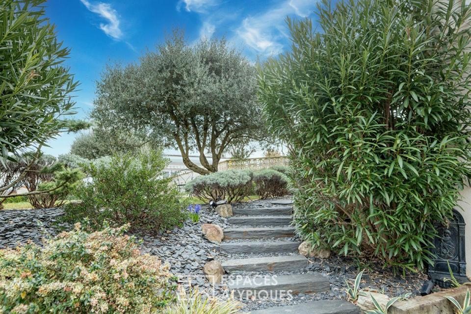 L'art de vivre en relief : propriété de caractère et panorama spectaculaire