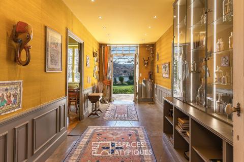 Maison de maître du XIXe siècle avec vue sur le Rhône