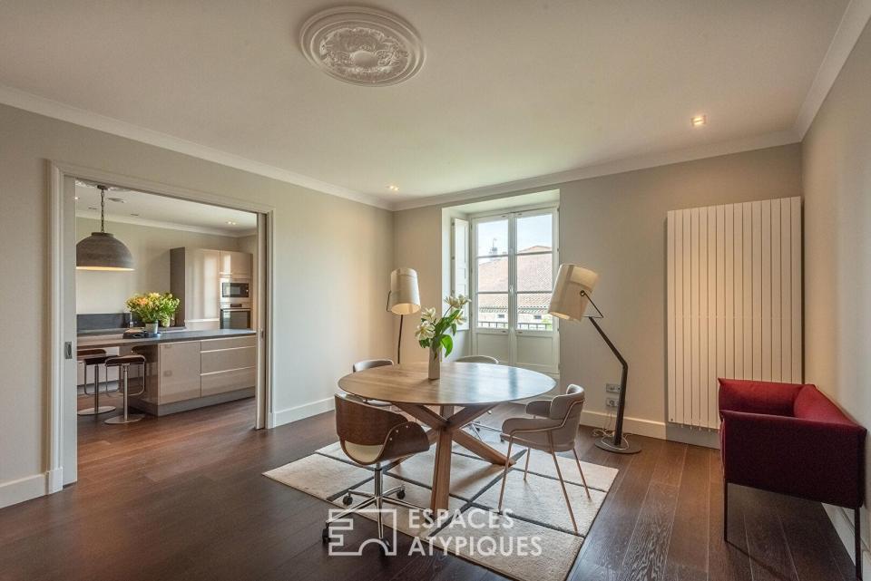 Appartement haussmannien rénové en centre ville