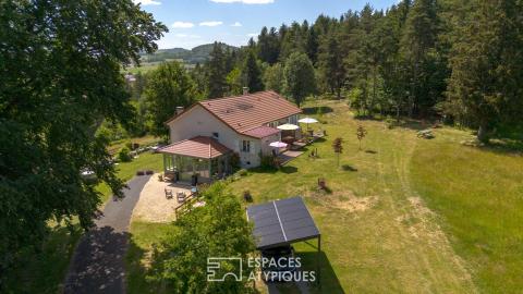 Ancienne ferme rénovée sur 2 ha – au coeur de la nature- Lac d&rsquo;Issarlès