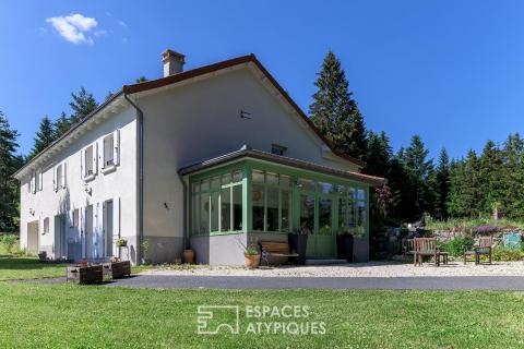 Ancienne ferme rénovée sur 2 ha – au coeur de la nature- Lac d&rsquo;Issarlès