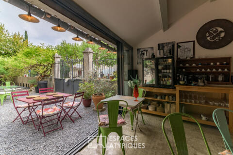 Demeure de caractère avec cour intérieure,terrasses et espaces locatifs