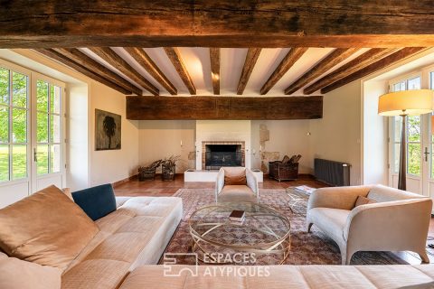 15th century manor house in the heart of a hamlet in Périgord Vert
