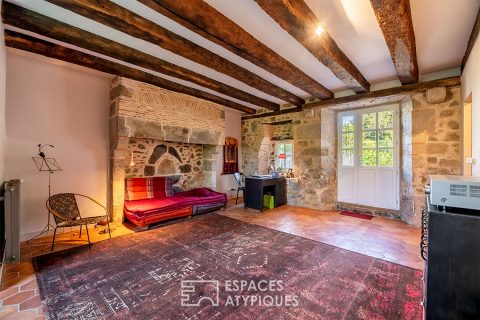 15th century manor house in the heart of a hamlet in Périgord Vert