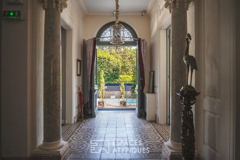 Maison de Maître du XIXe rénovée avec goût en coeur de ville et sa maison d’amis