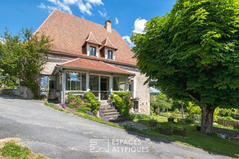 Mansion with commanding view, a setting of history and character