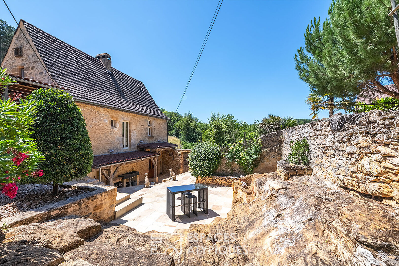 Stone hamlet house with its captivating exterior
