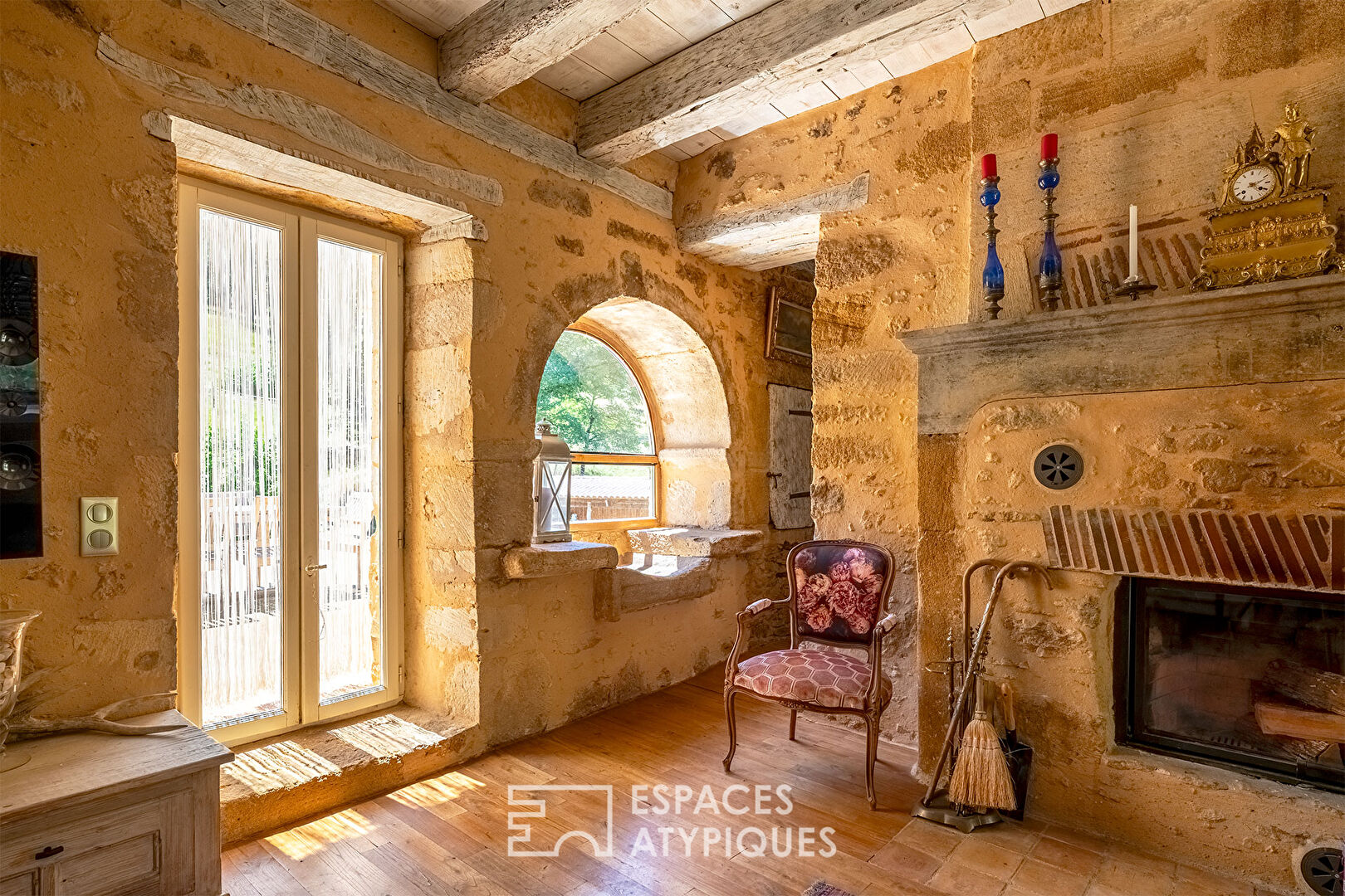 Stone hamlet house with its captivating exterior