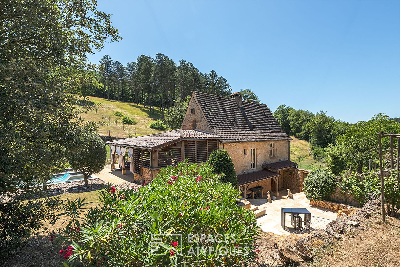 Stone hamlet house with its captivating exterior