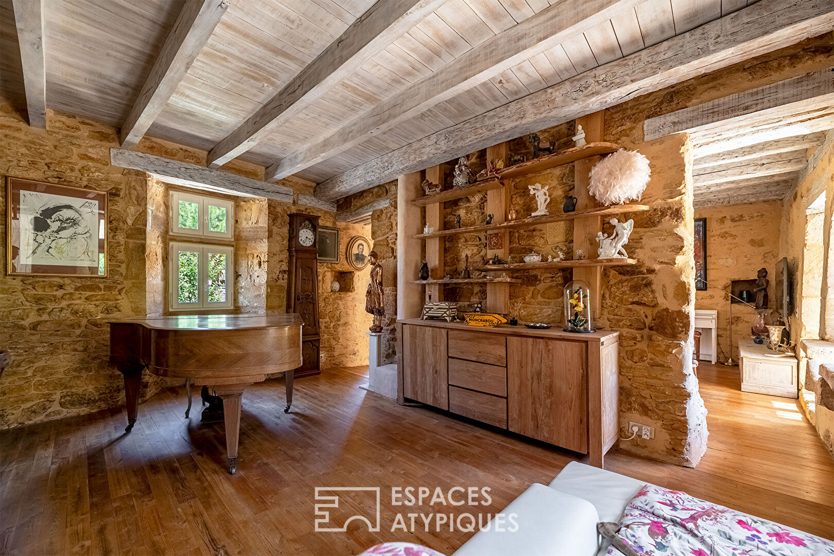 Stone hamlet house with its captivating exterior