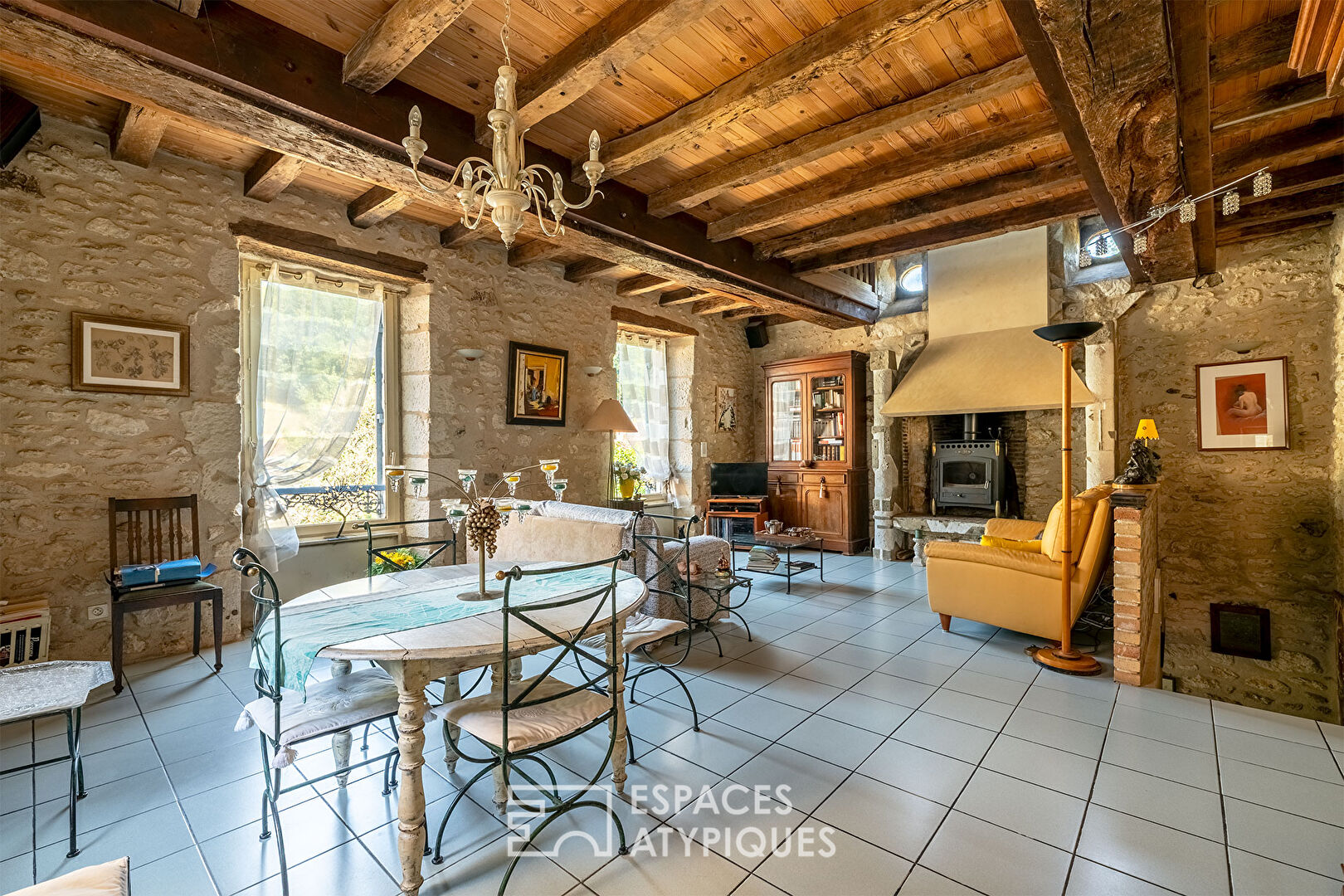 18th century stone family home near the center of Périgueux