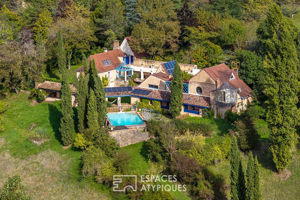 Maisons d'architecte lovées en coeur de nature et leurs étangs