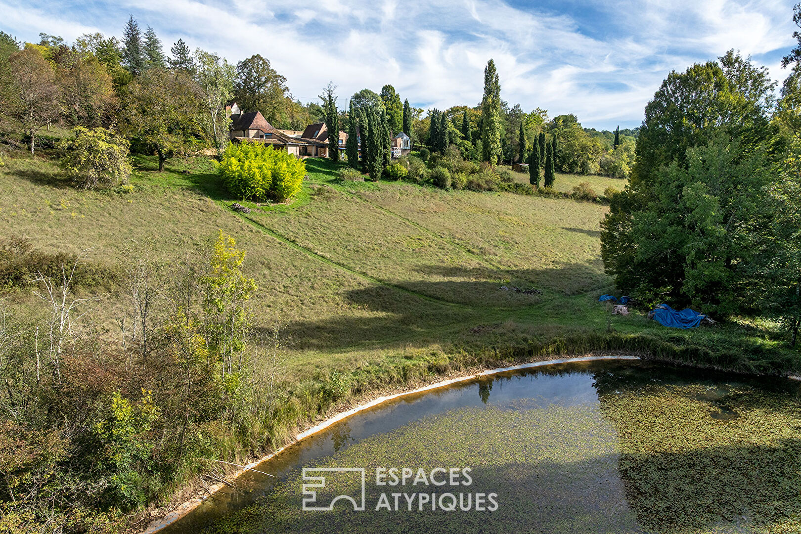 Architect-designed houses nestled in the heart of nature and their ponds