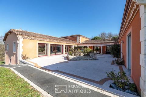 A contemporary oasis with a southern flair