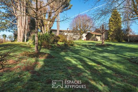Charming 17th-century stone farmhouse in a peaceful location in the Charente Limousine region
