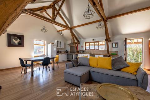 Authentique corps de ferme du XVIII e siècle entièrement rénové